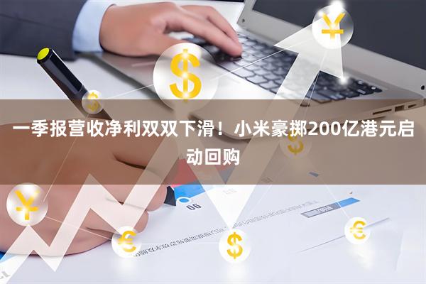 一季报营收净利双双下滑！小米豪掷200亿港元启动回购