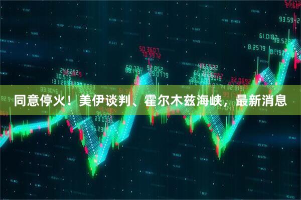 同意停火！美伊谈判、霍尔木兹海峡，最新消息